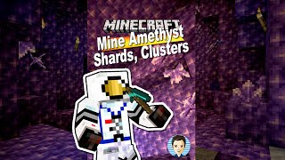 How You Can Get Minecraft Amethyst Crystals Shards Clusters  YouTube shorts [upl. by Ahsienak]