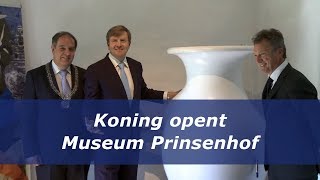 Koning opent museum De Prinsenhof in Delft 2014 [upl. by Wasserman838]