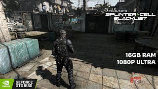 SPLINTER CELL BLACKLIST  GTX 1650 LAPTOP  16GB RAM  ACER ASPIRE 7 [upl. by Atik]