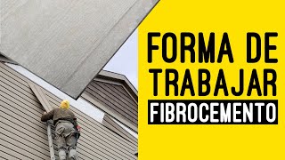 Cómo trabajar con fibrocemento I Lo Mejor [upl. by Nalor]