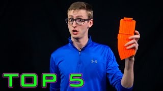 TOP 5 Things Nerf Noobs Do [upl. by Dnomyaw184]