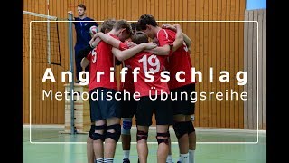 Angriffschlag im Volleyball  Methodische Übungsreihe [upl. by Worthy125]