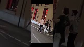 Shia labeouf fighting in Edinburgh [upl. by Anhsirk]