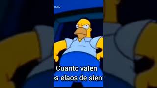 homero no sabe acuanto estan los elaos de sien [upl. by Inaffit508]