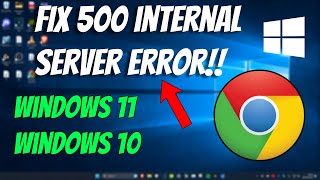 How to Fix 500 Internal Server Error in Google Chrome 4 Easy Steps [upl. by Zulaledairam822]