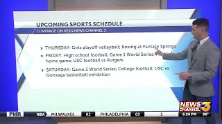 Busy October Endofweek jam packed with sporting events in the valley and beyond [upl. by Nickey482]