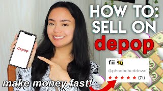 HOW TO SELL ON DEPOP  EVERYTHING YOU NEED TO KNOW [upl. by Eilata]