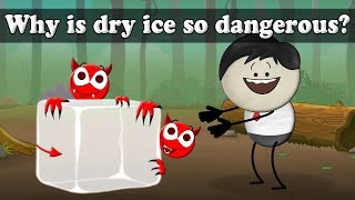 Why is dry ice so dangerous  aumsum kids science education children [upl. by Kenrick509]