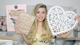 Huge Wedding Decoration Haul  Dollybowbow [upl. by Anippesuig716]