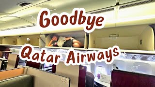 Qatar Airways Cabin Crew saying Goodbye after 10years [upl. by Nnylyar]