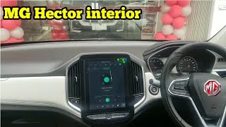 2019 MG Hector SUV interior  MG Hector SUV  MG Motor Indias First Car  ismart voice assistant [upl. by Nirrad]