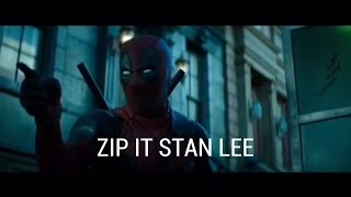 Deadpool 2 teaser zip it Stan lee meme compilation [upl. by Cheadle]