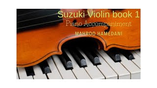 Suzuki violin book 1 piano accompaniment Gavotte [upl. by Marsiella]