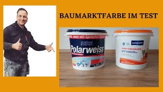 Wie gut sind die Baumarkt Farben Vergleich  Test [upl. by Darreg726]