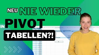 NEU in Excel GRUPPIERENNACH und PIVOTMIT einfach erklärt –Datenanalyse ohne PIVOT Tabelle [upl. by Sparke]