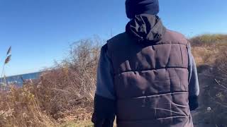 Walking some of the trails at Black Point fishing in Narragansett [upl. by Chrystal]