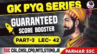 GK PYQ SERIES PART 3  LEC42  PART 3 [upl. by Dlnaod]