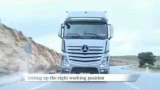 MB Actros 1851 MP4 2011  Setting Up The Right Working PositionBy Geo93 [upl. by Auqinet155]