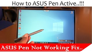 Asus Pen ActiveConnect  Asus Pen Not Working  How to Asus Pen Laptop connectInstall [upl. by Auqinot473]