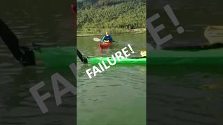 SWEEP KAYAK ROLL FAIL [upl. by Alecia460]