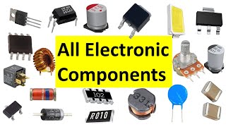 All electronic components names pictures and symbols [upl. by Yrruc]