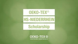 OEKOTEX®  Hochschule Niederrhein Scholarship [upl. by Negem]