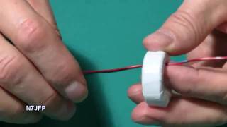 Winding a 14 Current Balun with 8 turns [upl. by Aetnahc]