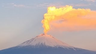 Actividad Volcán Popocatépetl está en vivo [upl. by Hoehne]