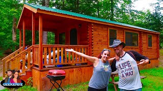 Our Cabin at Kittatinny Campground in Pennsylvania [upl. by Anidualc]