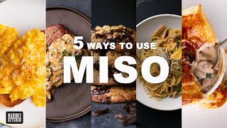 5 BEST ways to use Miso  Steak Cookies Spaghetti amp much more  Marions Kitchen Athome WithMe [upl. by Gensmer]