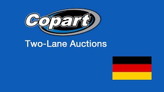 Copart TwoLane Auctions Tutorial Deutsch [upl. by Mosier910]