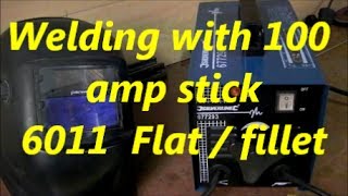 How to weld with the 100 amp stick welder part 4 [upl. by Iew706]