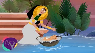 Little Mo The Story of Moses  Animated with Lyrics [upl. by Assirralc300]