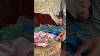 Khasir shinar gosto cutting meat reels reelsfb trending amazing viralvideo shorts [upl. by Merissa501]