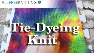 How To TieDyeing Knit Projects [upl. by Littlejohn]