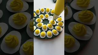 Deviled eggs cookie🥚🍪 recipes and supplies linked in my bio cookiedecorating satisfying asmr [upl. by Aicen293]