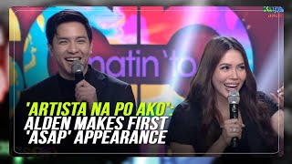 Kapuso star Alden Richards makes first ASAP appearance with Julia Montes  ABSCBN News [upl. by Nirrep]