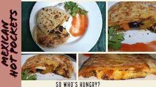 How To Make Mexican HOT POCKETS WITH INDIAN FUSION [upl. by Nurse]