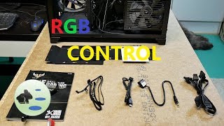 PC build NZXT AER RGB controller for fans installation [upl. by Erdnaed]