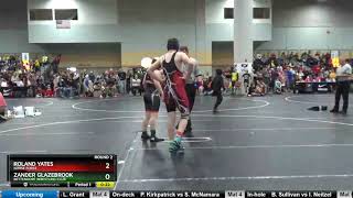 Grades 5 And 6 HWT Zander Glazebrook Bettendorf Wrestling Club Vs Roland Yates Norse Force [upl. by Racso183]