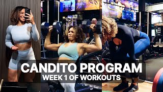 Full Week of Workouts on Candito Program  Strength Training for Women [upl. by Neenwahs22]