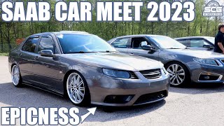 SAAB CAR MEET 2023  EPICNESS [upl. by Hamlani]