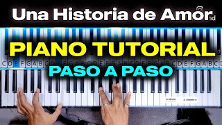 Pauneto  Una Historia de Amor Piano Tutorial [upl. by Aleta]