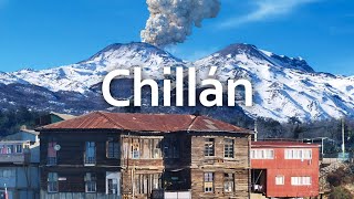 Powerful Volcano Explosion 🌋  Chillán City and its quotNevadosquot Chile 🇨🇱 [upl. by Gunther]