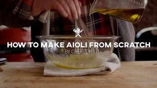 How to Make Aioli from Scratch  Tips amp Techniques by All Things Barbecue [upl. by Geaghan511]