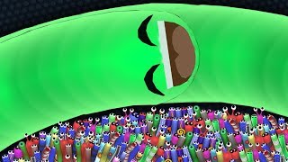 Slitherio 1 Troll Hacker Snake vs 81418 Snakes Epic Slitherio Gameplay [upl. by Demmahum]