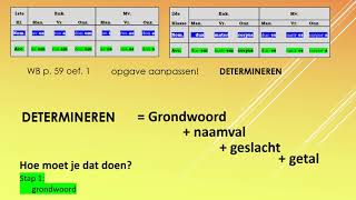 Oefeningen over nominatief en accusatief determineren en hoe je tabel gebruiken  deel 2 [upl. by Xonnel]