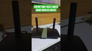 New Factory Hard Reset LINKSYS Smart Wireless Router 2024wifitechwifi6 trendingtrendingshorts [upl. by Sabu]