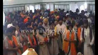 Ardas Dohra and Jakaray By Budha Dal Nihang Singhs [upl. by Aicilf493]