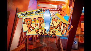 Dudley Do Rights Ripsaw Falls queue 2023 After refurb [upl. by Oskar]